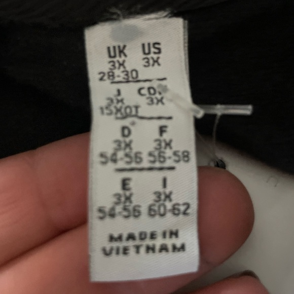 Adidas Black Long Sleeved Zip Up D. Catharine Track Top Women’s Size 3X NWT - Picture 4 of 10